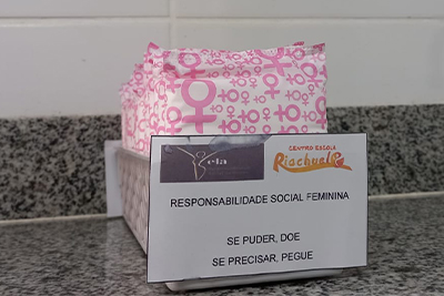Riachuelo disponibiliza absorventes nos banheiros femininos